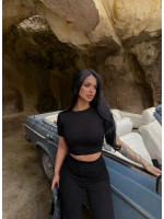 Siyah Şeritli Modal İkili Takım