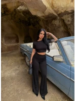 Siyah Şeritli Modal İkili Takım