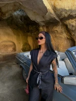 Yelekli Denim İkili Takım