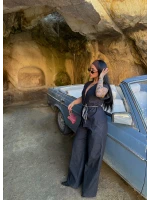 Yelekli Denim İkili Takım