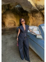 Yelekli Denim İkili Takım