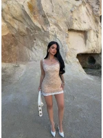 Astarlı Dantel Elbise