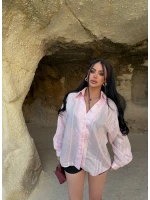 Pudra Line Boyfriend Gömlek