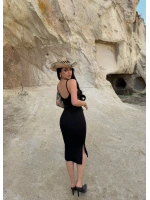 Askılı Midiboy Kaşkorse Elbise