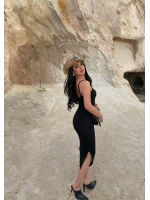 Askılı Midiboy Kaşkorse Elbise