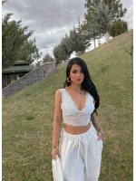 Beyaz Güpürlü Bralet