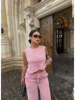 Pembe Sırt Bağlamalı Line İkili Takım