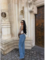 Deri Kemerli İspanyol Pantolon