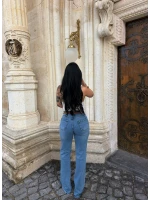 Deri Kemerli İspanyol Pantolon