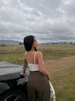 Beyaz Kuşgözü Dantelli Bodysuit