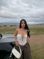 Beyaz Kuşgözü Dantelli Bodysuit