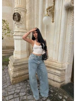 Tint Yüksek Bel Baggy Denim