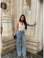 Tint Yüksek Bel Baggy Denim