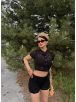 Siyah Düğmeli Triko İkili Takım