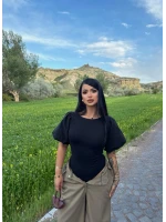 Balon Kollu Bodysuit