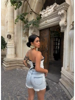 Beyaz Amazing Kuşgözü Korse