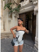 Beyaz Amazing Kuşgözü Korse