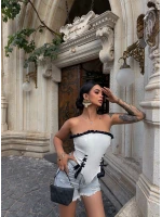 Beyaz Amazing Kuşgözü Korse