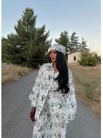 Beyaz Bandanalı Jessica Üçlü Takım