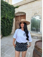 Beyaz Basic Oversize Tişört