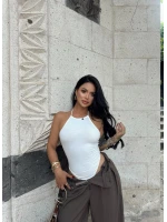 Beyaz Boyundan Geçmeli Zıbın