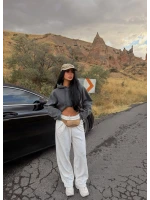 Beyaz Flow Jogger Eşofman Altı