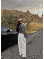 Beyaz Flow Jogger Eşofman Altı
