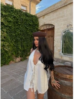 Beyaz Linen İkili Takım