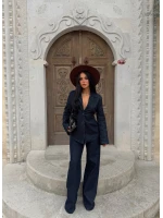 Blazer Denim İkili Takım