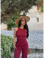 Bordo Kaşkorse Basic İkili Takım