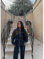 Brown Garnili Denim Takım