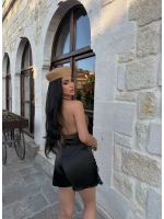 Dantelli Saten Şort Etek
