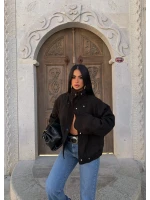 Gabardin Nakışlı Ceket