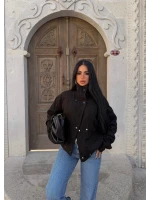 Gabardin Nakışlı Ceket