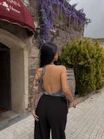 Gri Degaje Droplu Bluz
