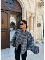 Gri Ekose Bomber Mont