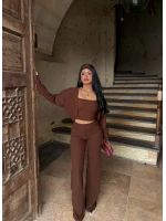 Kahve Bolero Üçlü Takım