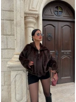 Kahve Fox Bomber Mont