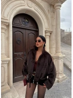 Kahve Fox Bomber Mont