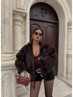 Kahve Fox Bomber Mont