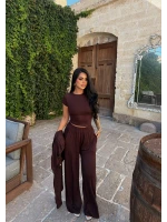 Kahve Moka Üçlü Salaş Takım