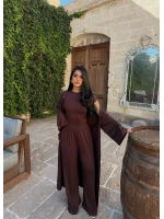 Kahve Moka Üçlü Salaş Takım