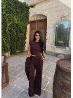 Kahve Moka Üçlü Salaş Takım