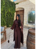 Kahve Moka Üçlü Salaş Takım