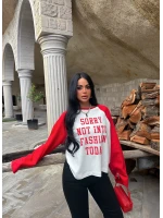 Kırmızı Sorry Reglan Sweat