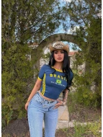 Lacivert Biyeli Brasil Crop