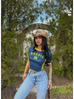 Lacivert Biyeli Brasil Crop