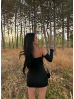 Omuz Dekolte Bodycon Elbise