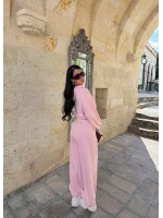 Pembe Mood Üçlü Eşofman Takım