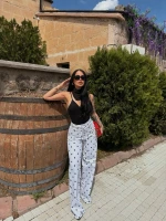 Puantiyeli Baggy Pantolon